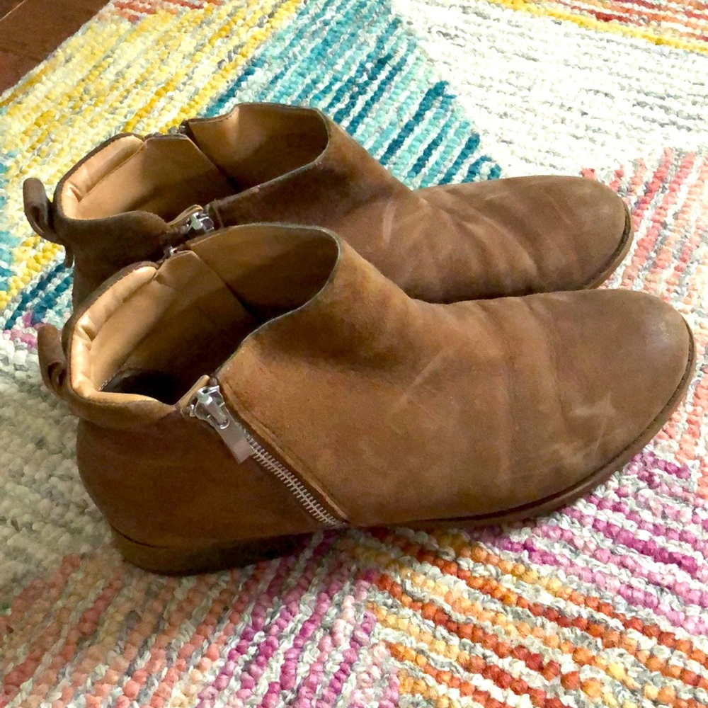 Franco Sarto Brown Booties